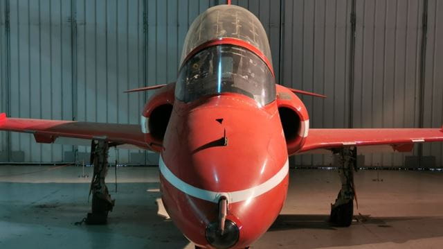 Red Arrows plane nose